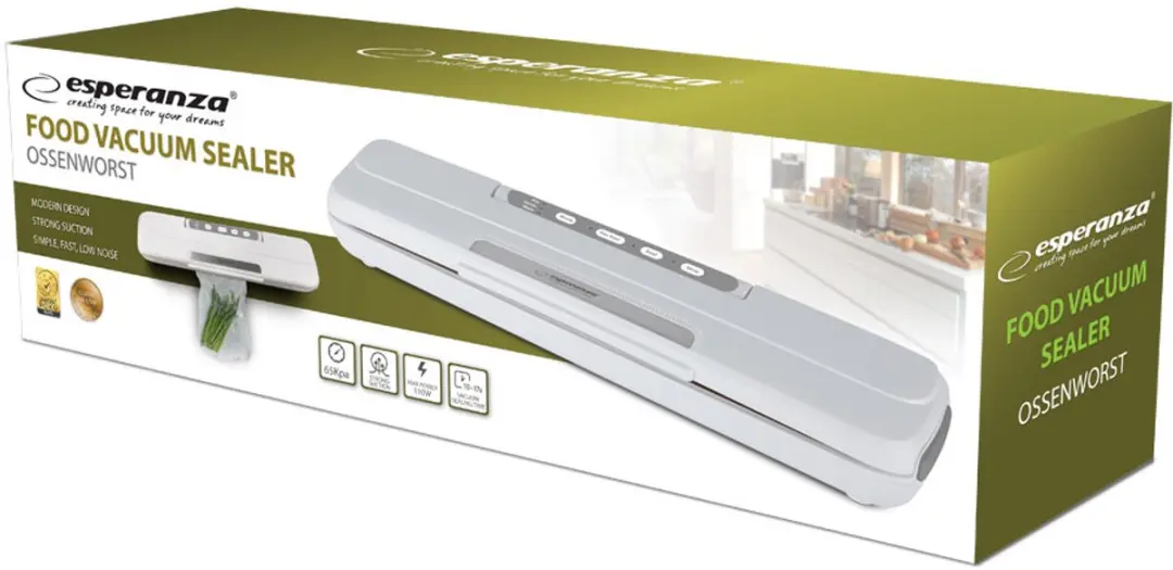 Esperanza EKV002 Vacuümsealer - 110W - afbeelding 3 van 5