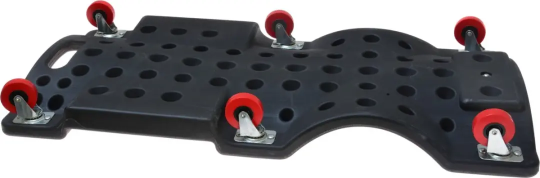 GEKO Lichtgewicht autokrik - ergonomisch ontwerp - 6 wielen - geïntegreerde gereedschapsbakken - afbeelding 5 van 6