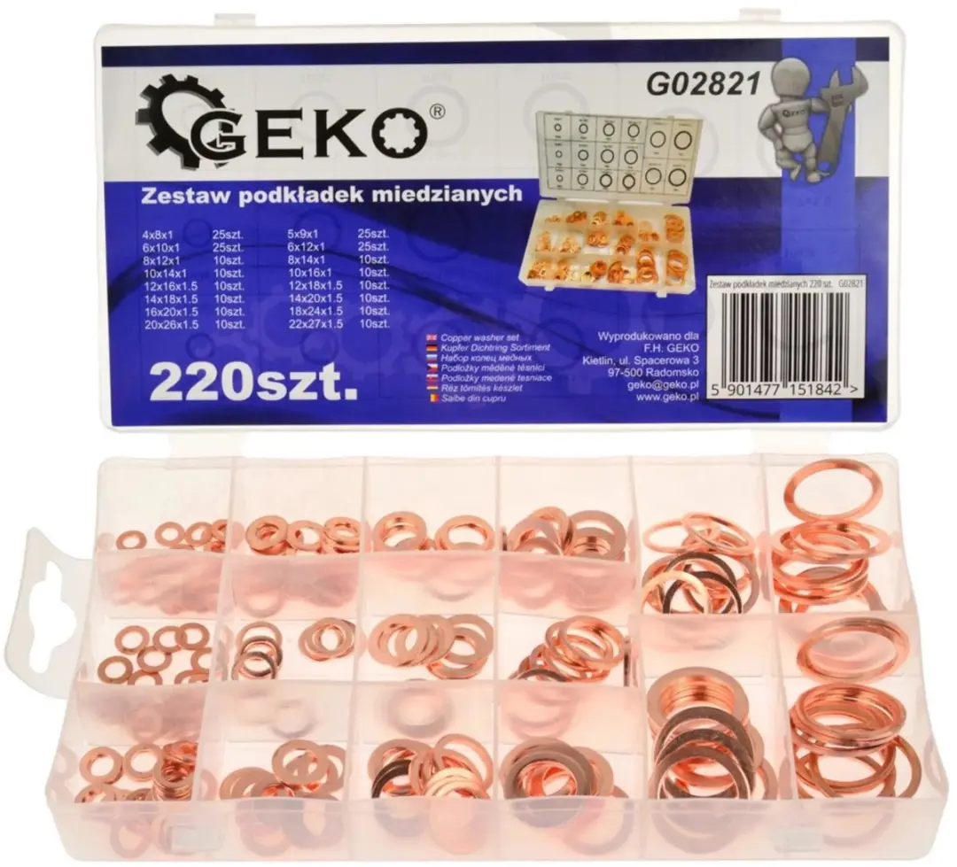 GEKO Koperen ringenset