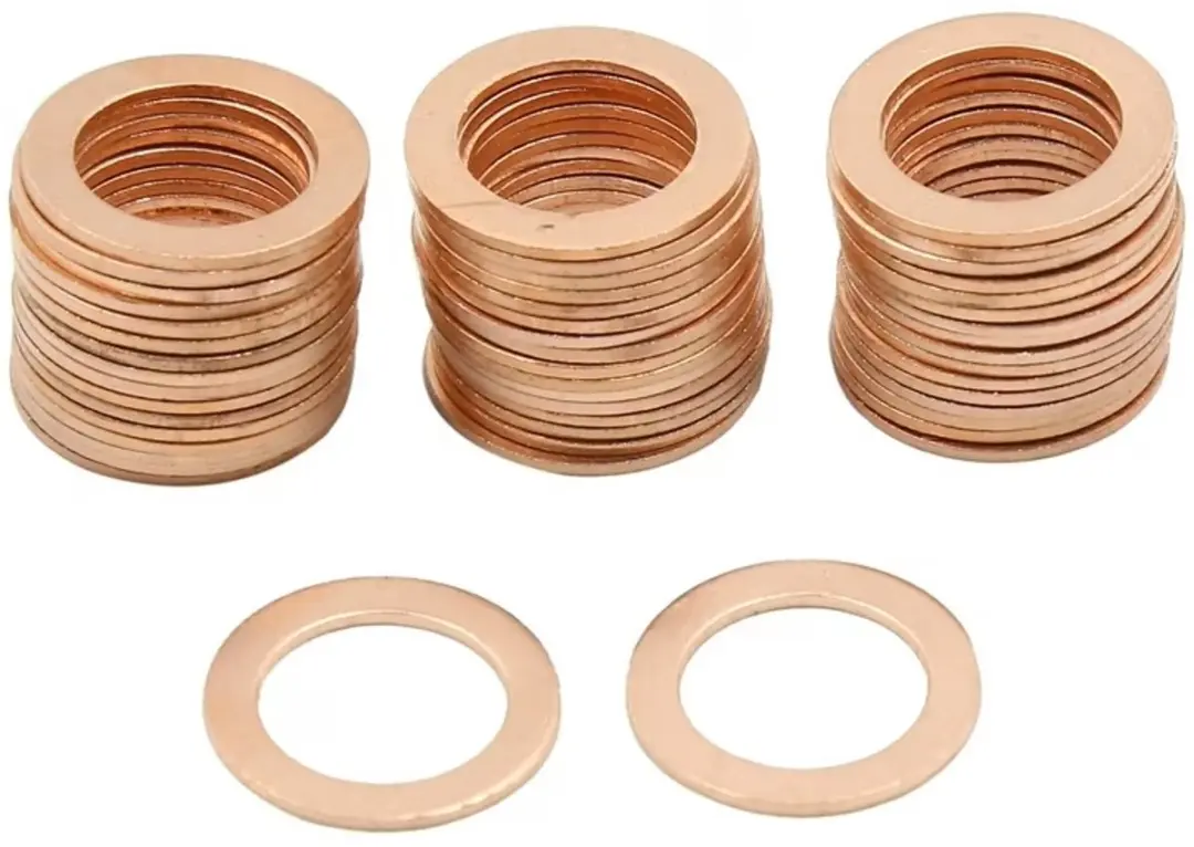 GEKO Koperen ringenset - 220 stuks - Corrosiebestendig - Elektrisch geleidend - Diverse maten - afbeelding 5 van 6