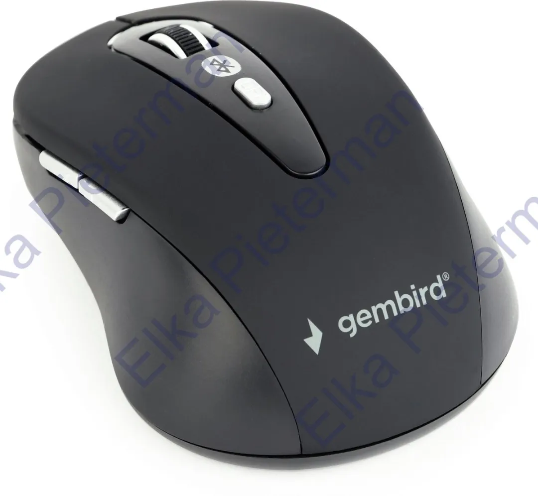 Gembird MUSWB-6B-01 Draadloze Bluetooth Muis - 6 Knoppen - Zwart - afbeelding 6 van 6