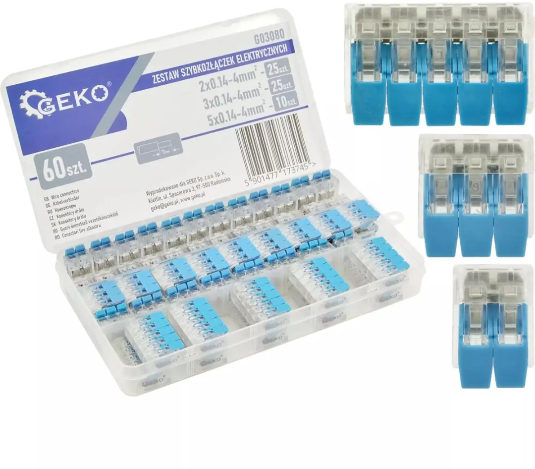GEKO Snelkoppelset voor elektrische verbindingen
