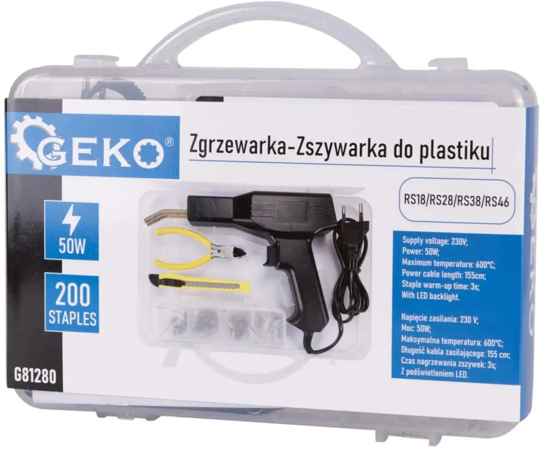 GEKO Plastic laspistool set