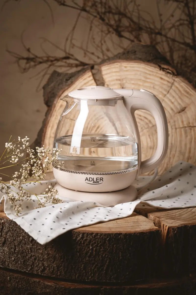 Adler AD 1283C Glazen Waterkoker 1.0L - 1100W - afbeelding 3 van 6