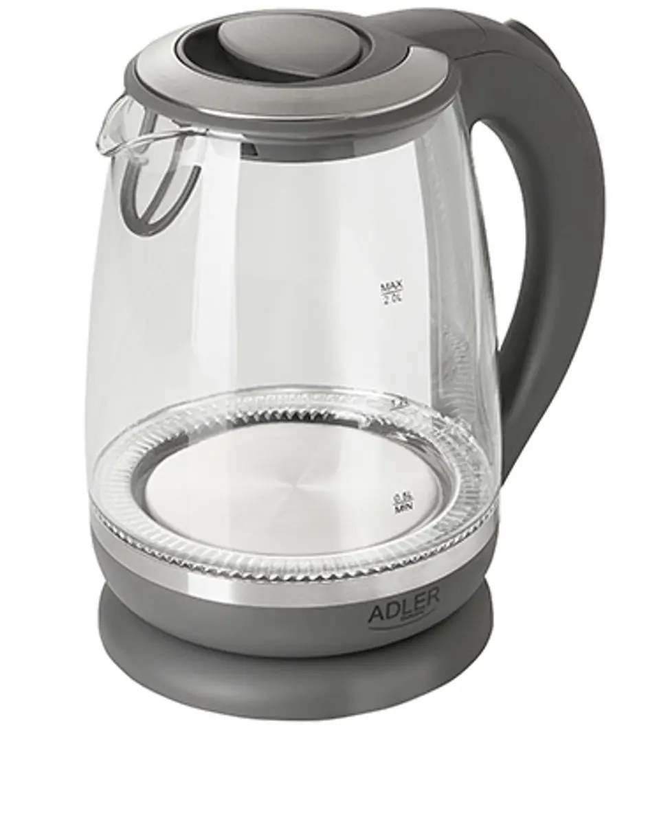 Adler AD 1286 Waterkoker - 2L - 2200W - Grijs - afbeelding 4 van 6
