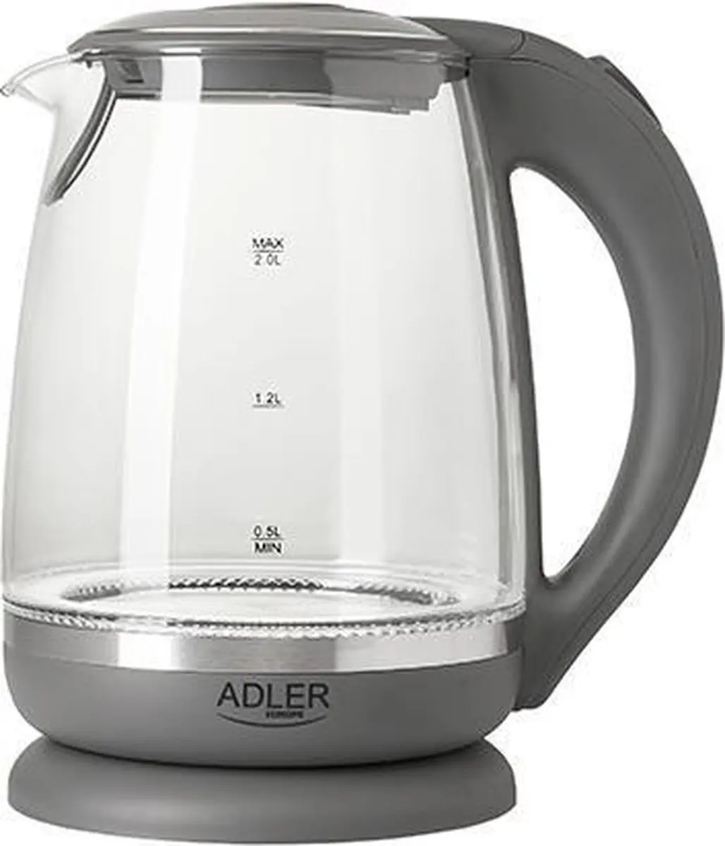 Adler AD 1286 Waterkoker - 2L - 2200W - Grijs - afbeelding 6 van 6