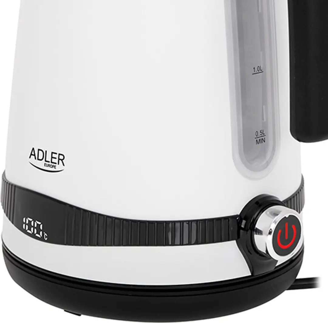 Adler AD 1295w Waterkoker - 1,7L - Satijn Wit - afbeelding 4 van 6