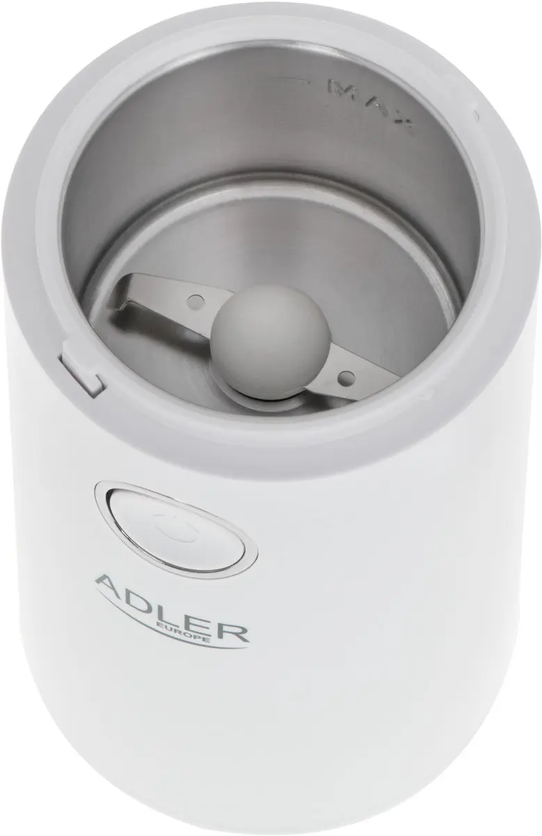 Adler AD 4446WS Koffiemolen 150W - Wit - afbeelding 2 van 6