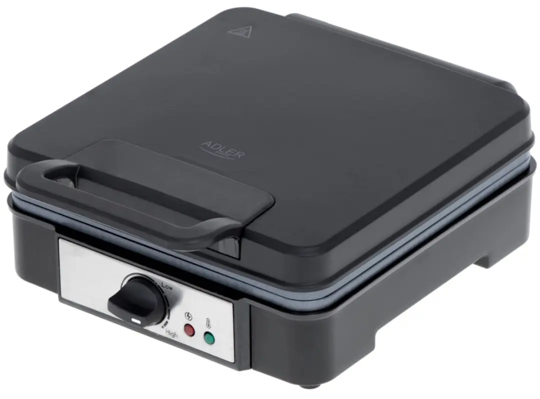 Adler AD 3049 Wafelijzer - 1800W - Zwart - afbeelding 2 van 6