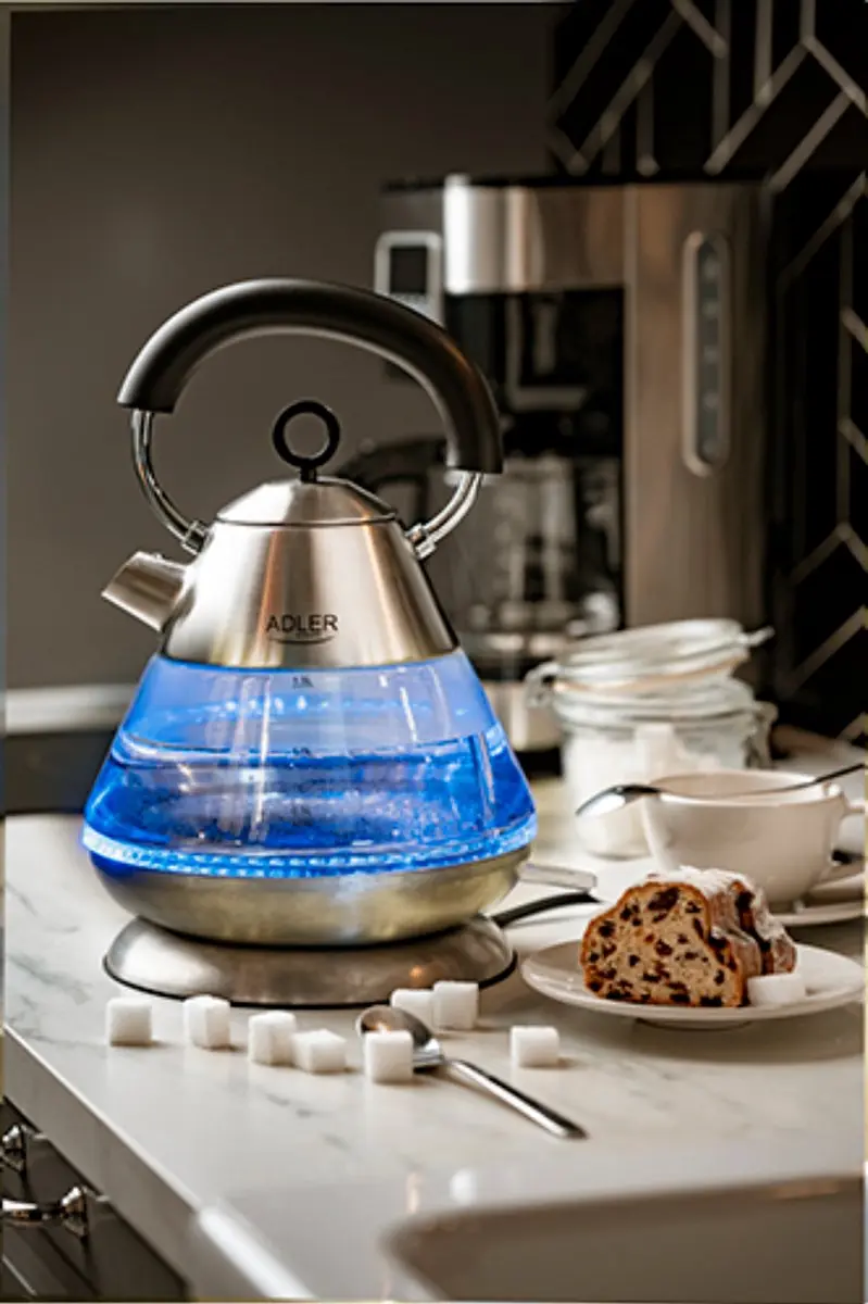 Adler AD 1282 Waterkoker - Glas - 1.5 liter - 2200W - afbeelding 5 van 6