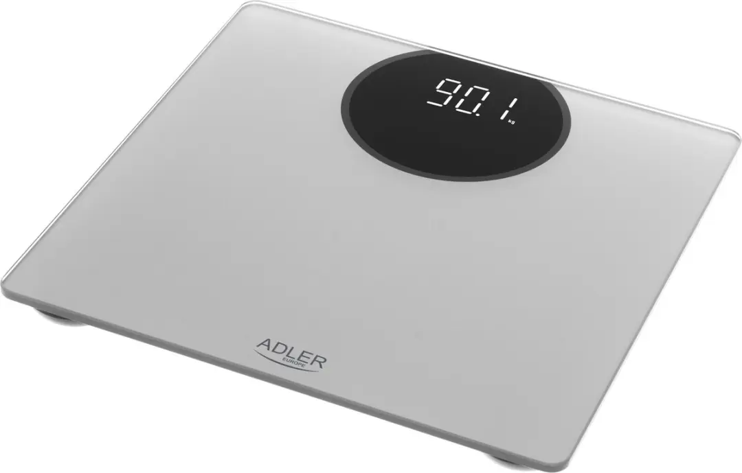 Adler AD 8175 Personenweegschaal - 180kg - Zilver - afbeelding 2 van 6