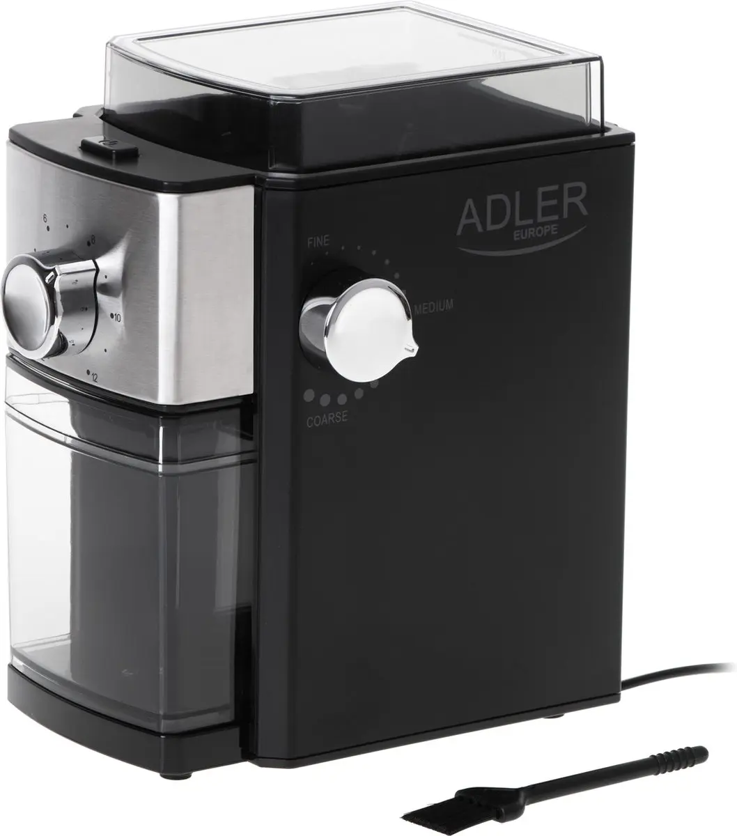 Adler AD 4448 Koffiemolen 300W - Zwart - afbeelding 2 van 6