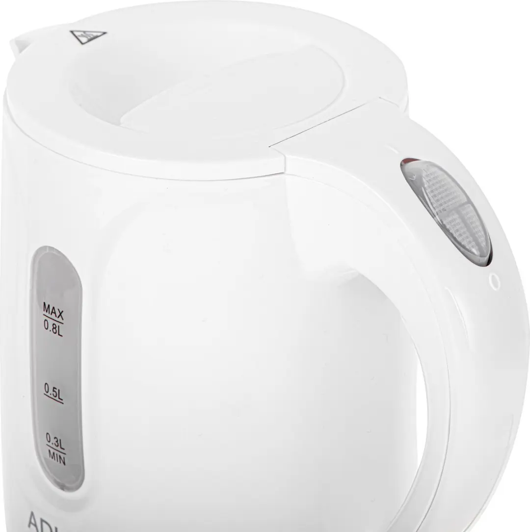 Adler AD 1371 Waterkoker - 850W - 0.8 liter - Wit - afbeelding 5 van 6