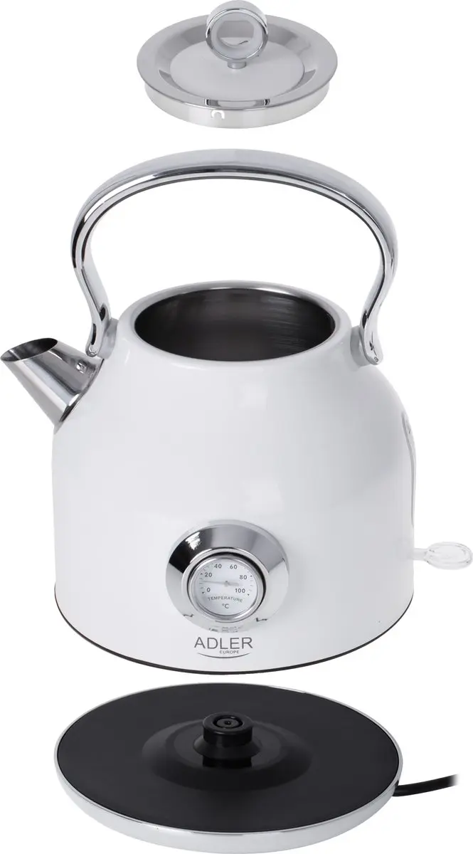 Adler AD 1346W Waterkoker - 1850W - Wit - afbeelding 4 van 6