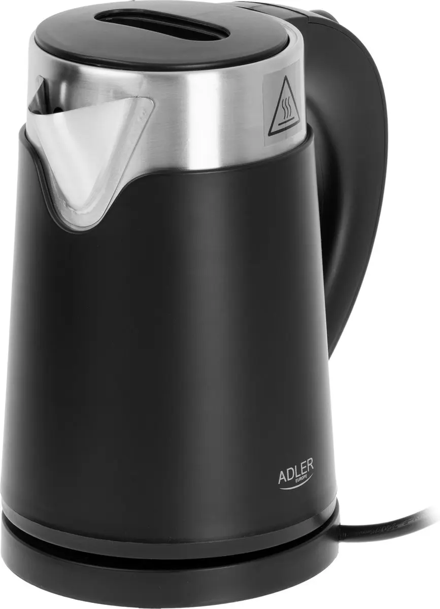 Adler AD 1372 Waterkoker 0,6L - 800W - Zwart - afbeelding 6 van 6
