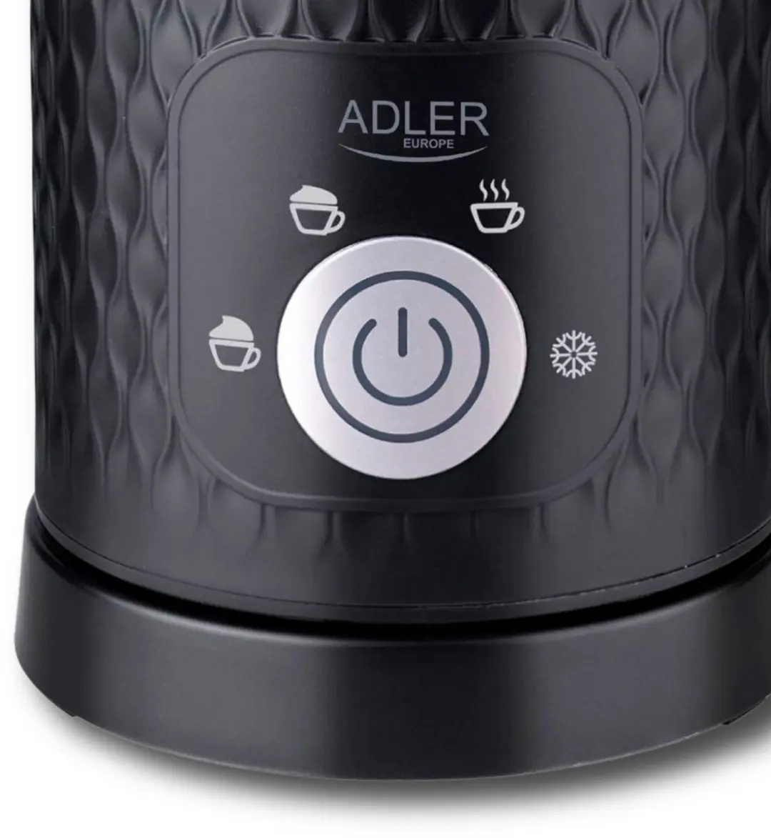 Adler AD4494b Melkopschuimer - 500W - Zwart - afbeelding 2 van 6