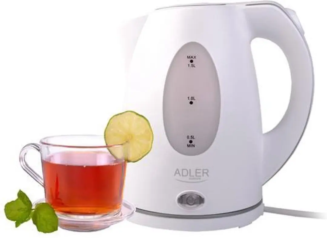 Adler AD 1207 Waterkoker - 2000W - 1.5L - Wit - afbeelding 4 van 6