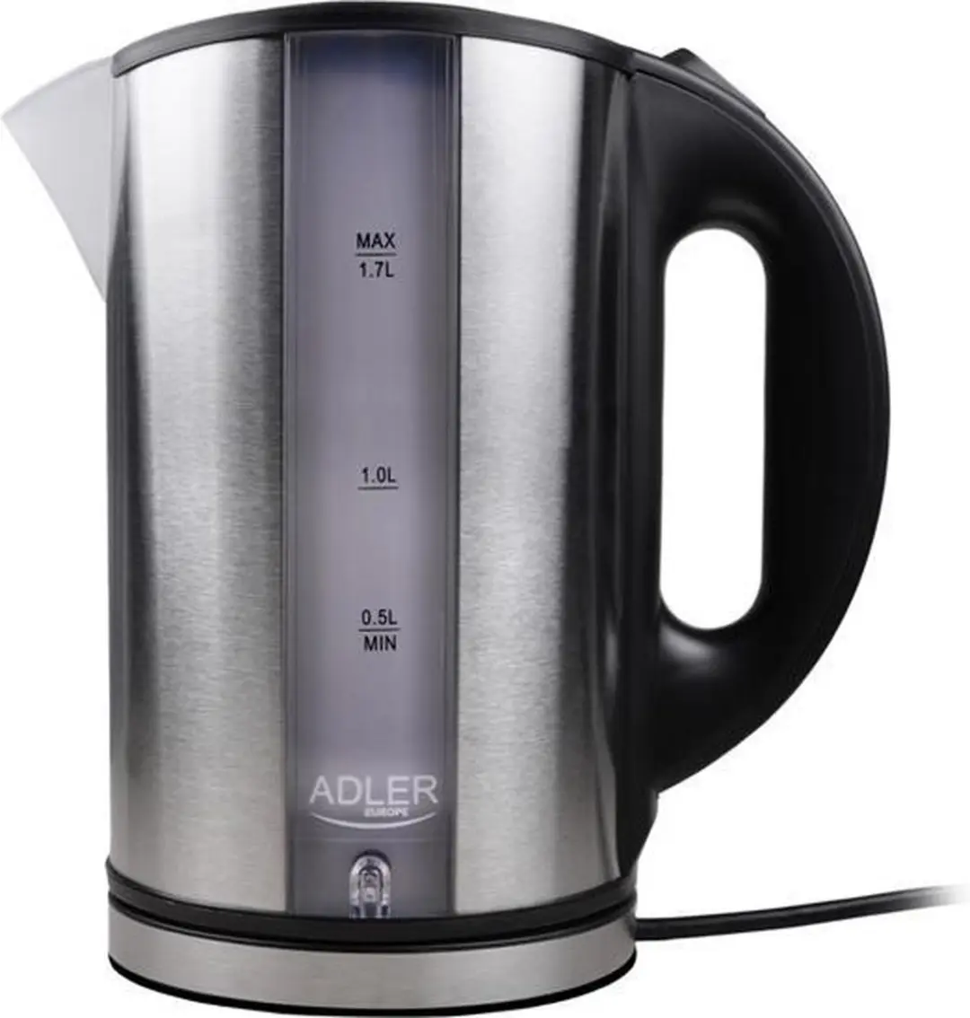 Adler AD 1216 Waterkoker - 2000W - 1.7 liter - RVS - afbeelding 2 van 6