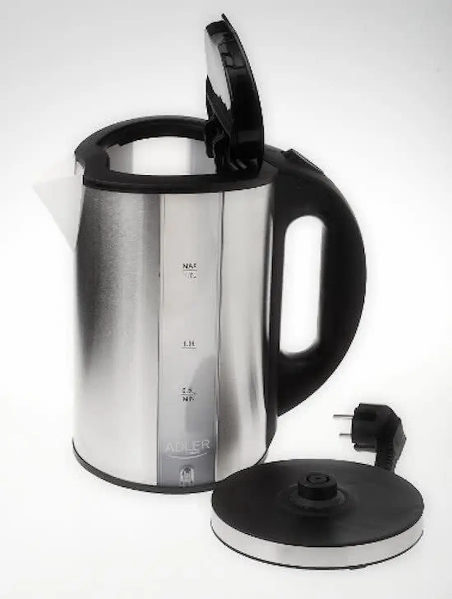 Adler AD 1216 Waterkoker - 2000W - 1.7 liter - RVS - afbeelding 4 van 6