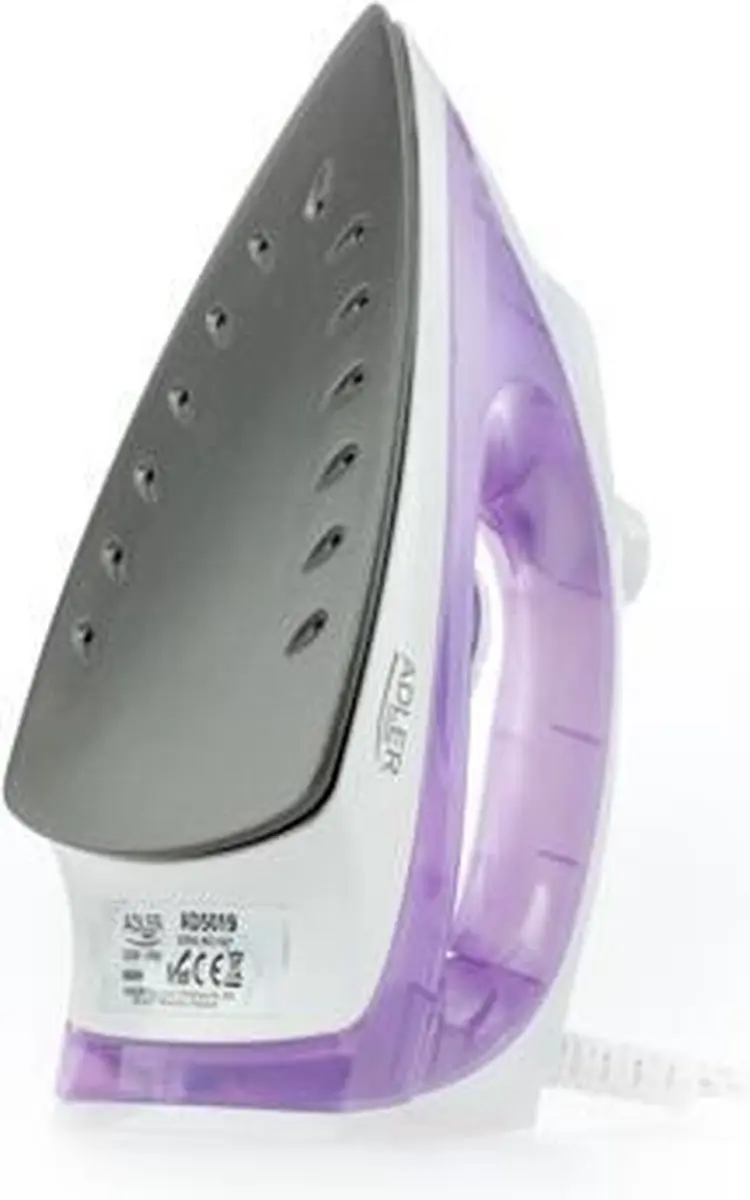 Adler AD 5019 Stoomstrijkijzer - 1600W - Paars - afbeelding 2 van 6