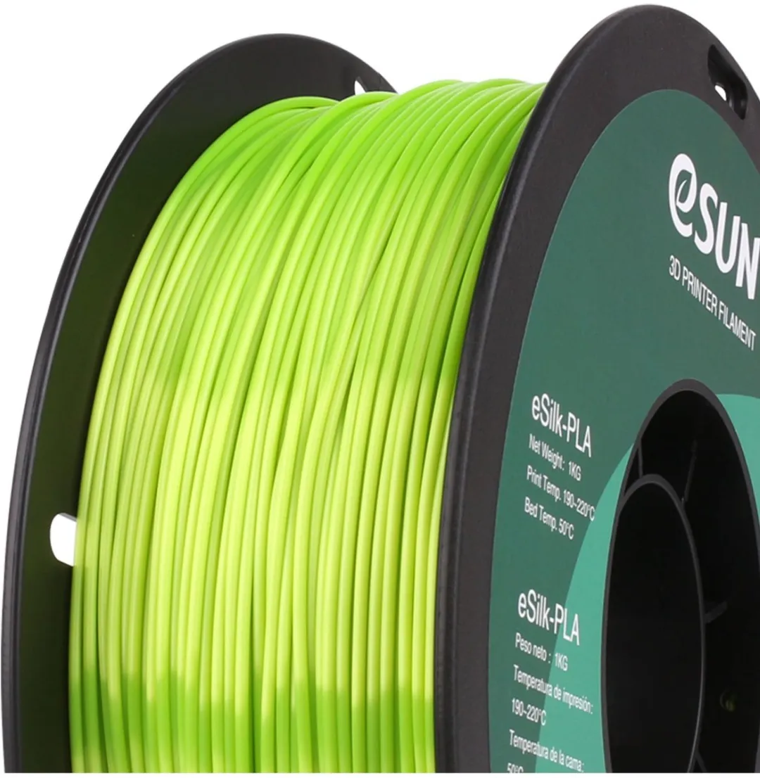 ESUN eSilk PLA 1.75mm Limoengroen - 1kg