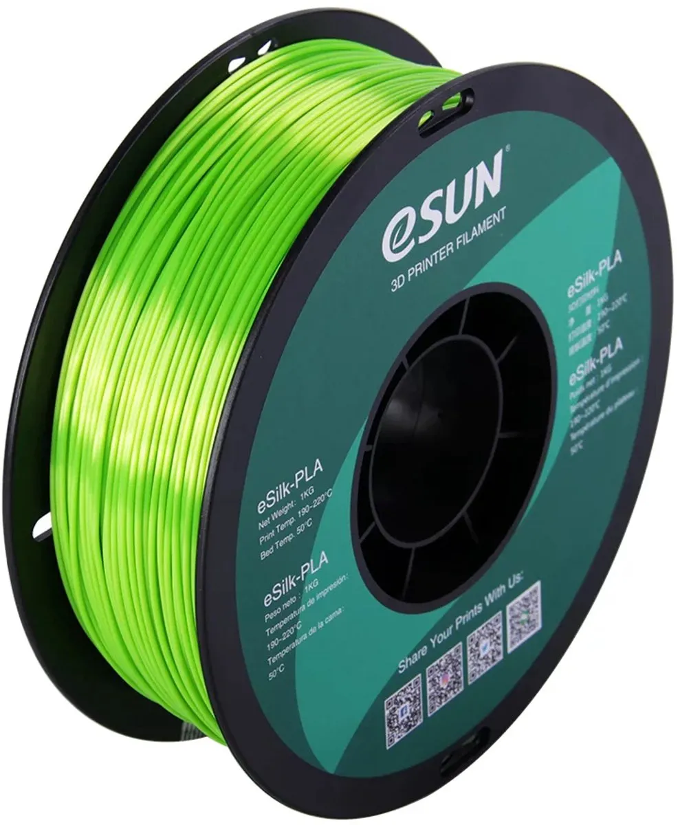 ESUN eSilk PLA 1.75mm Limoengroen
