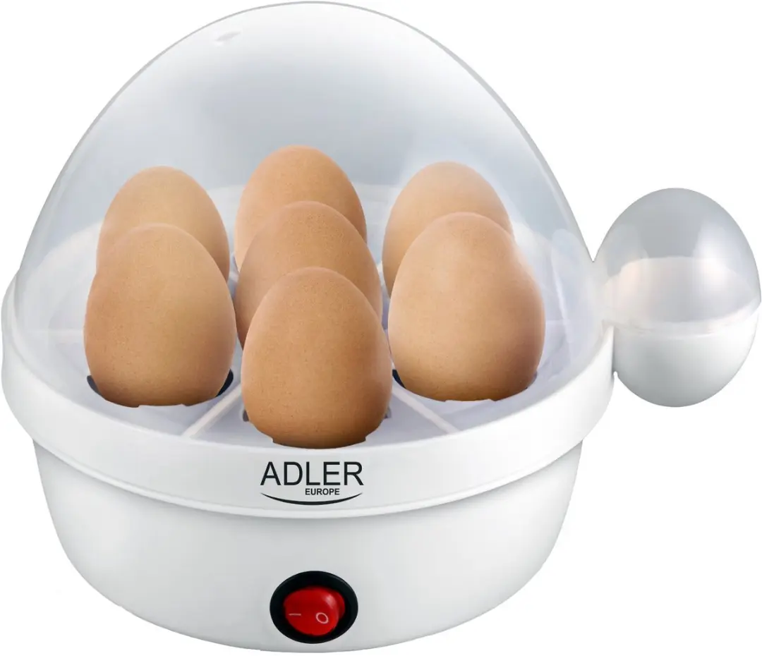 Adler AD4459 Eierkoker - 7 Eieren - 450W - Wit - afbeelding 2 van 6