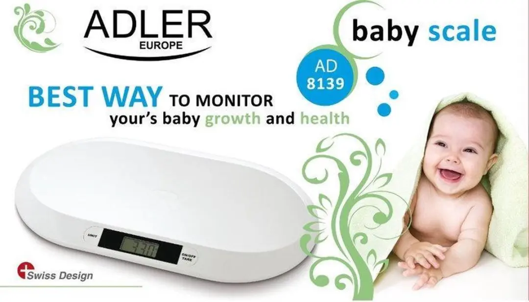Adler AD 8139 Babyweegschaal - 20 kg - Wit - afbeelding 6 van 6