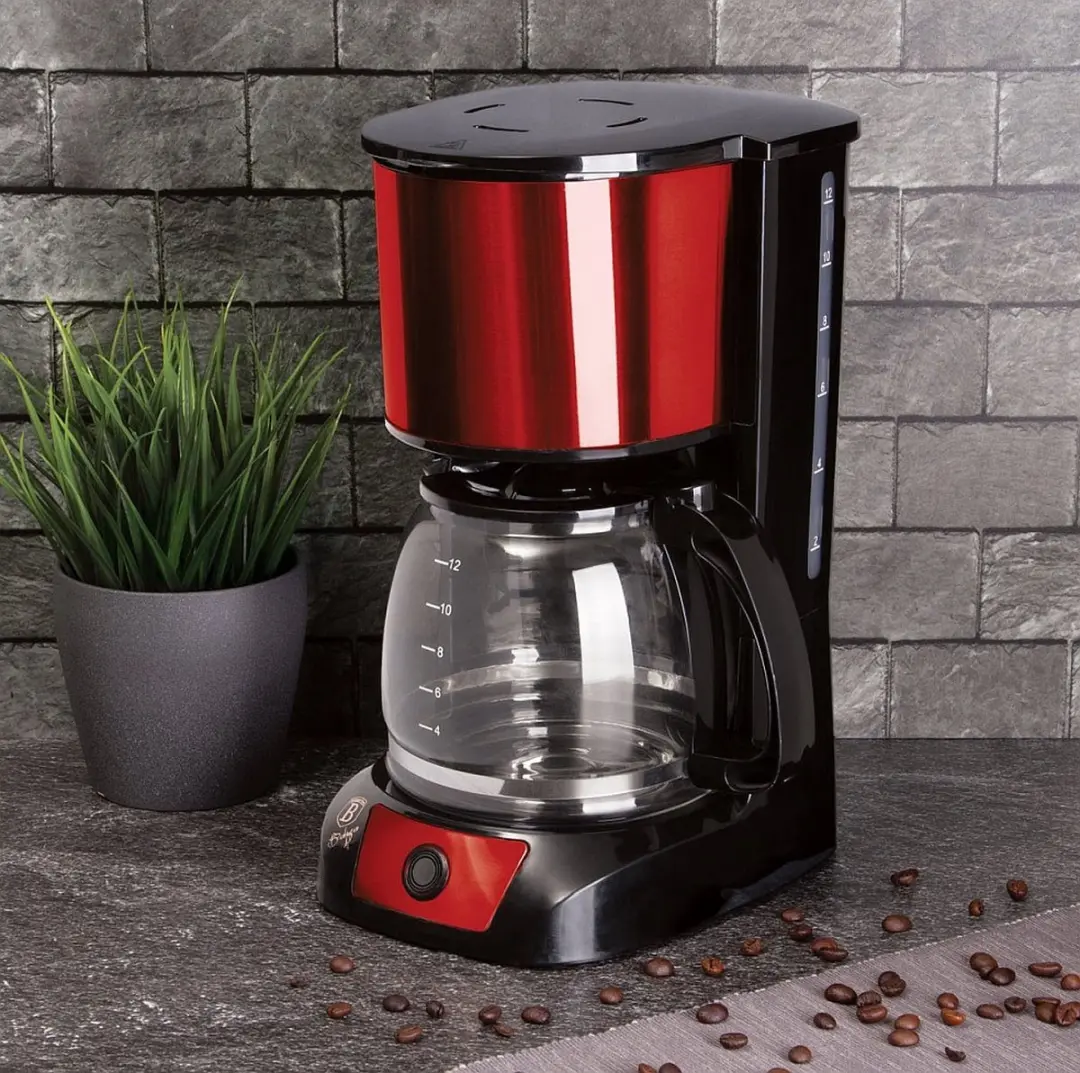 BerlingerHaus BH-9158 Koffiezetapparaat - Rood - afbeelding 2 van 4