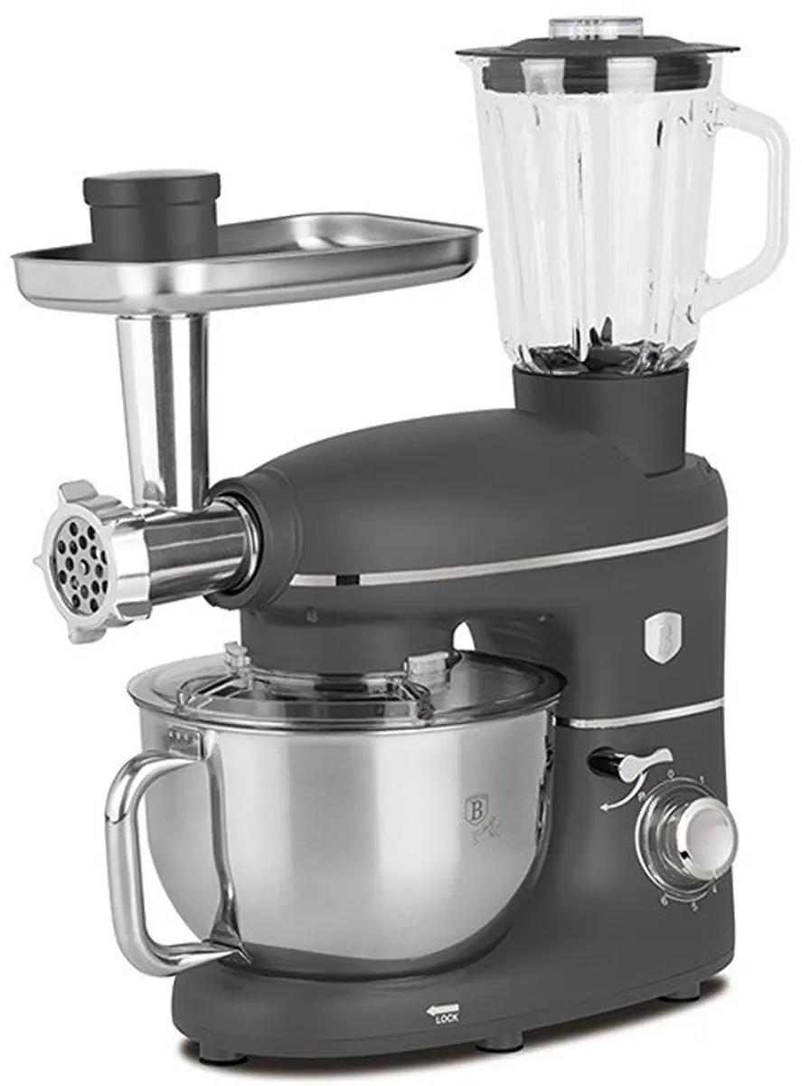 Keukenrobot met molen en mixer, 1500 W, Antracit Collection