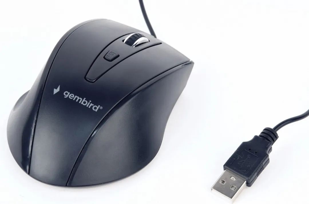 Gembird Muis Bedraad MUS-4B-02 - 4 Knoppen - Zwart