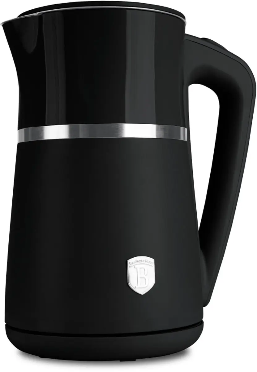 Waterkoker met dubbele wand, 1,7 l, Matte Black Collection