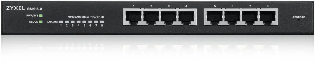 Zyxel GS1915-8-EU0101 8-Poorts Switch