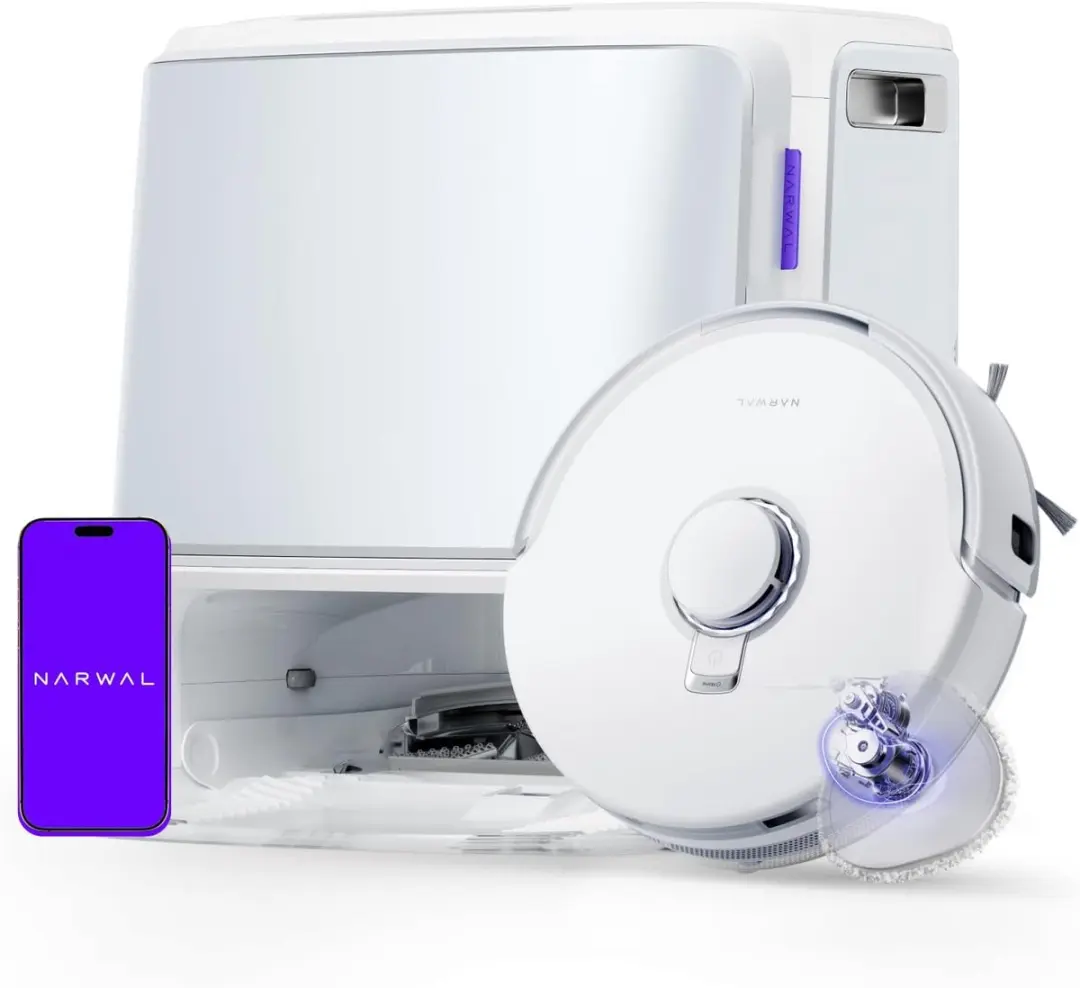 NARWAL Freo Z10 Robot Vacuum Cleaner and Mop with Anti-Burdock System, 15,000Pa,