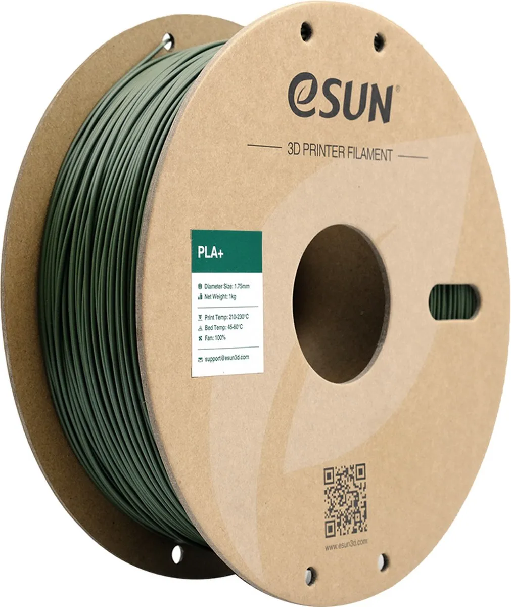 ESUN PLA+ Olijfgroen Filament 1.75mm