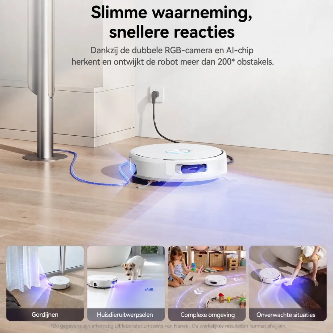 Narwal Flow Robotstofzuiger - 22.000 Pa - Wit - afbeelding 3 van 6