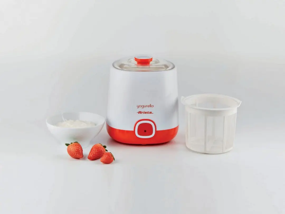 Ariete 0621/10 Yogurella - yoghurtmaker - 2 containers van elk 1 liter - met filtermandje voor Griekse yoghurt - afbeelding 6 van 6