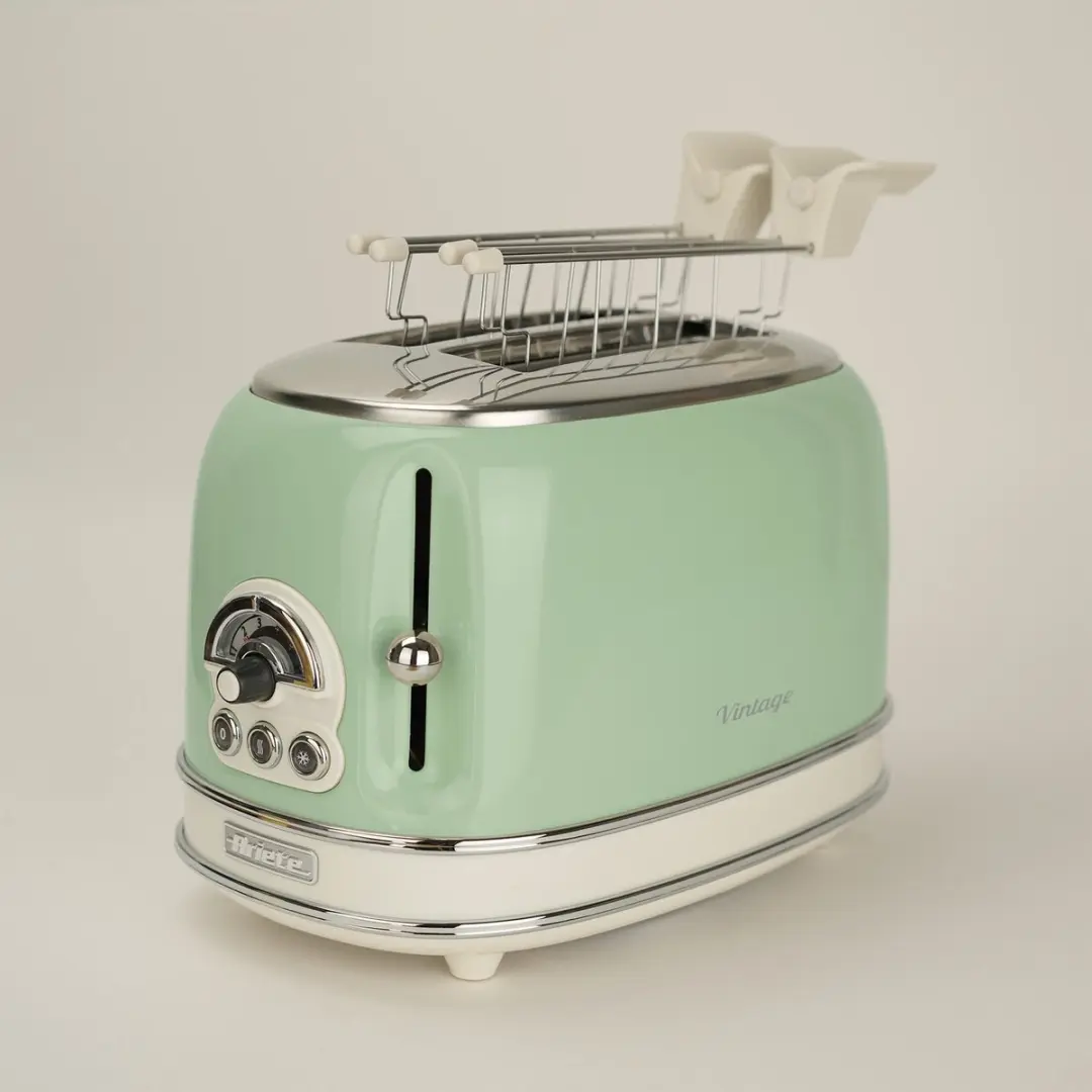 Ariete 0155/14 Vintage Broodrooster - 2 Sneden - Groen - afbeelding 5 van 6