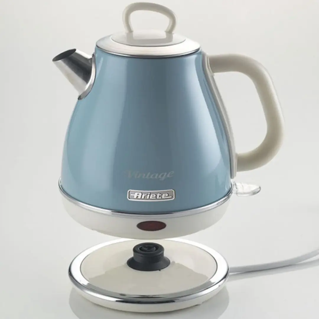 Ariete 2868/05 Vintage Waterkoker - 1 liter - 1630W - Blauw - afbeelding 3 van 6