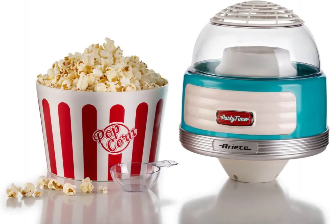 Ariete 2957/01 Popcornmachine - 1100W - Blauw - afbeelding 2 van 6