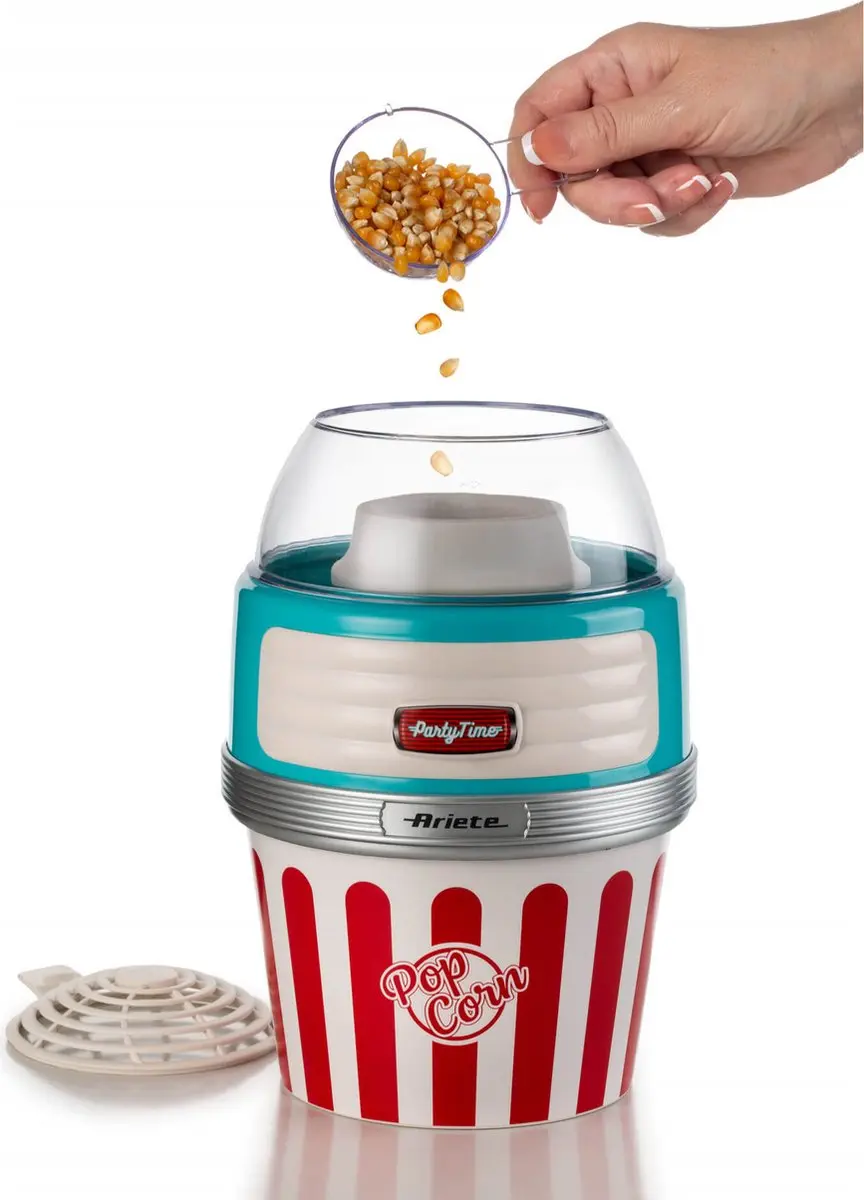 Ariete 2957/01 Popcornmachine - 1100W - Blauw - afbeelding 4 van 6