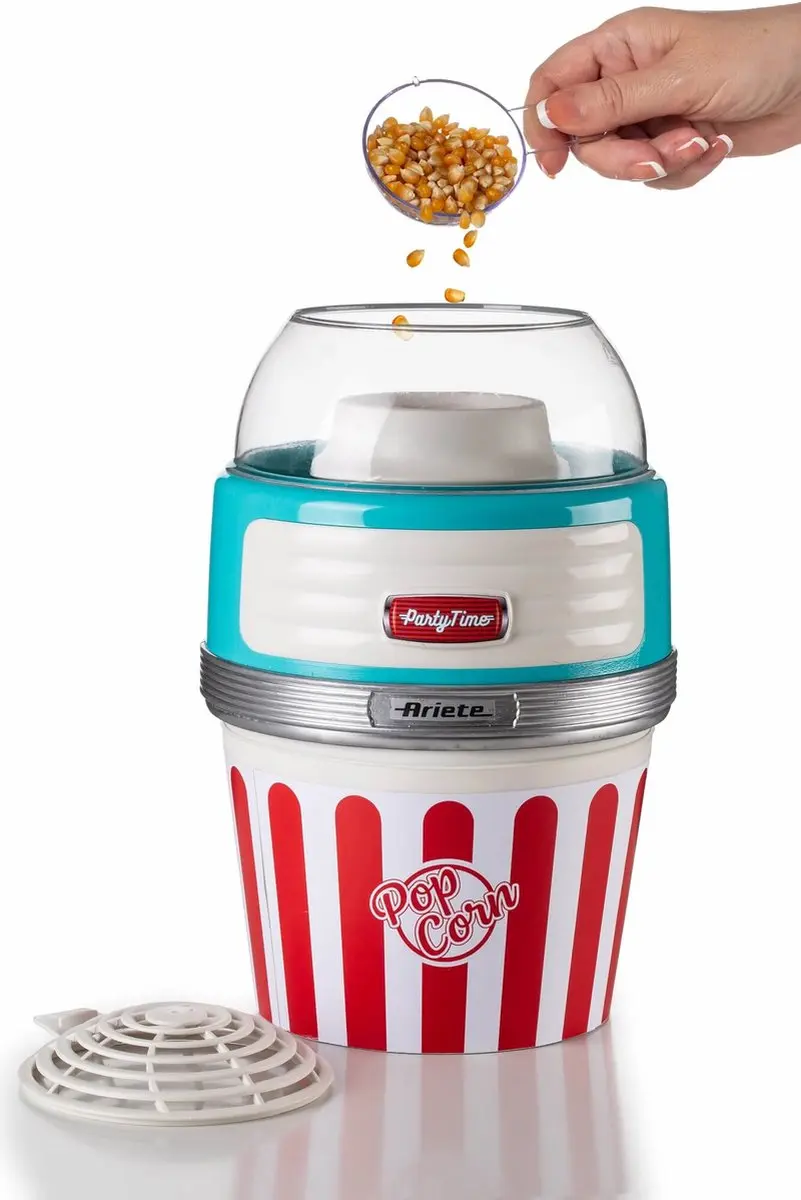 Ariete 2957/01 Popcornmachine - 1100W - Blauw - afbeelding 6 van 6