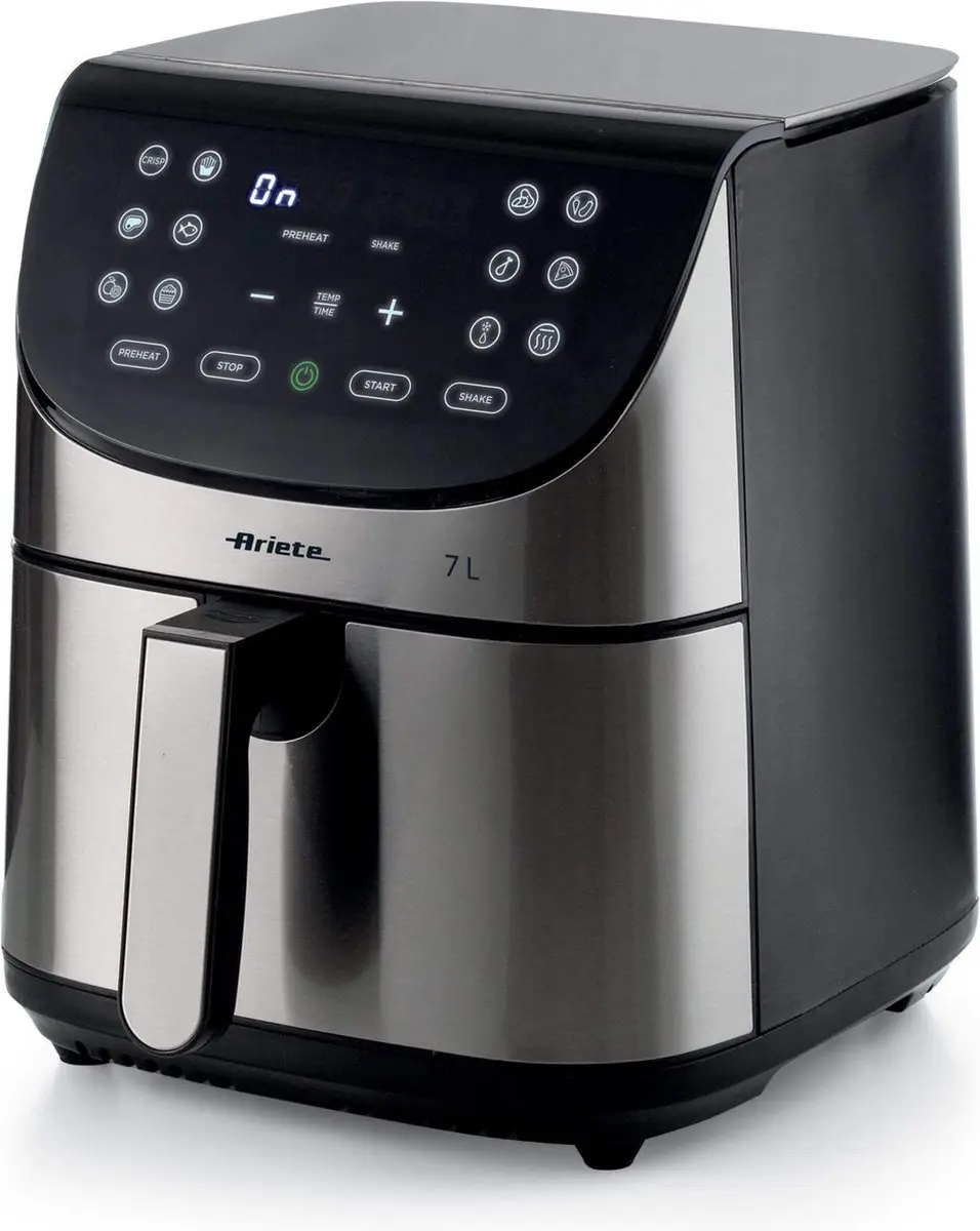 Ariete 4628/00 Enkel 7 l Vrijstaand 1800 W Heteluchtfriteuse Roestvrijstaal