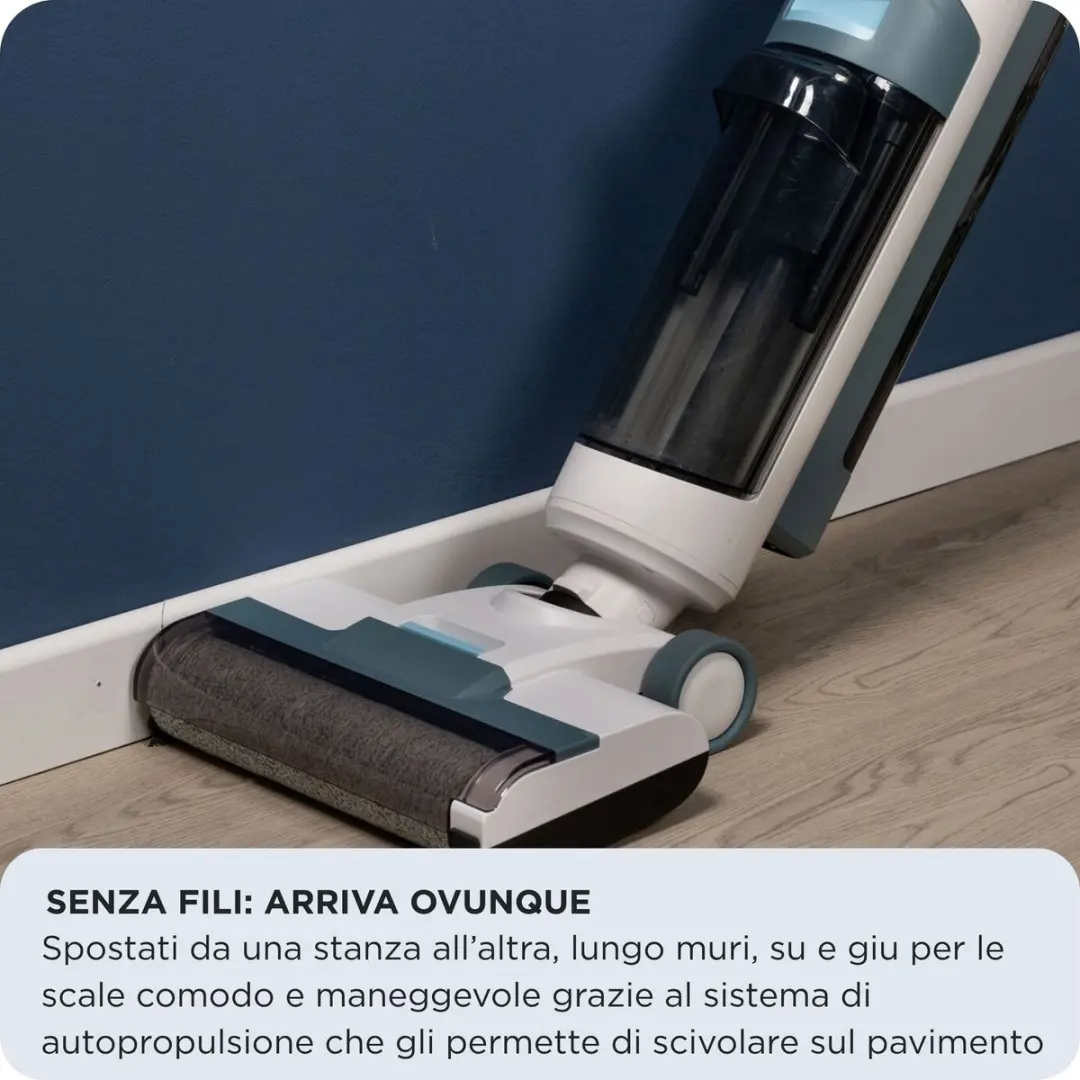 Ariete Aqua Force 2483/00 Vloerreiniger - Wit/Blauw - afbeelding 3 van 6