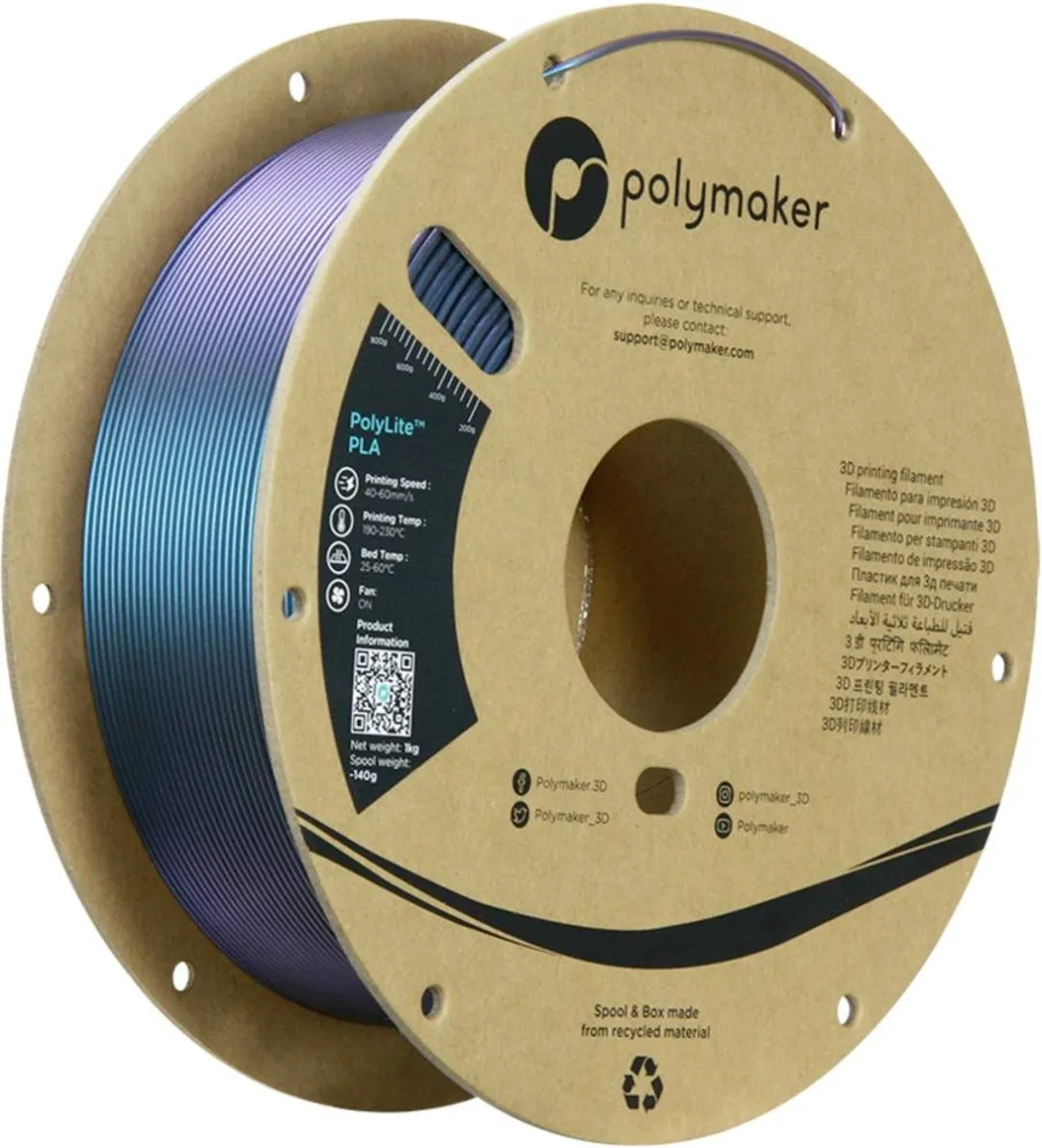 Polymaker PA02088 Starlight Filament PLA