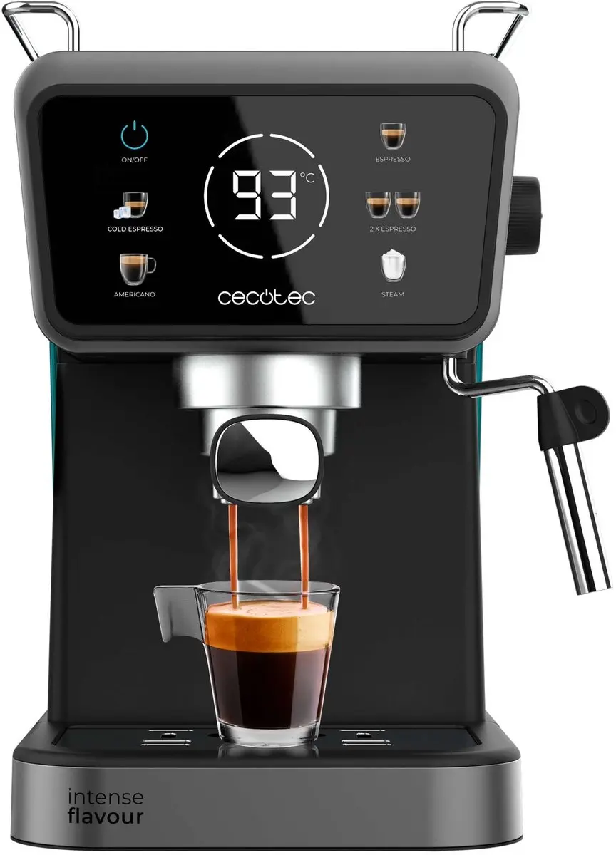 Cecotec Espressomaschine Power Espresso Touch Coldbrew. Espresso und Cappuccino,