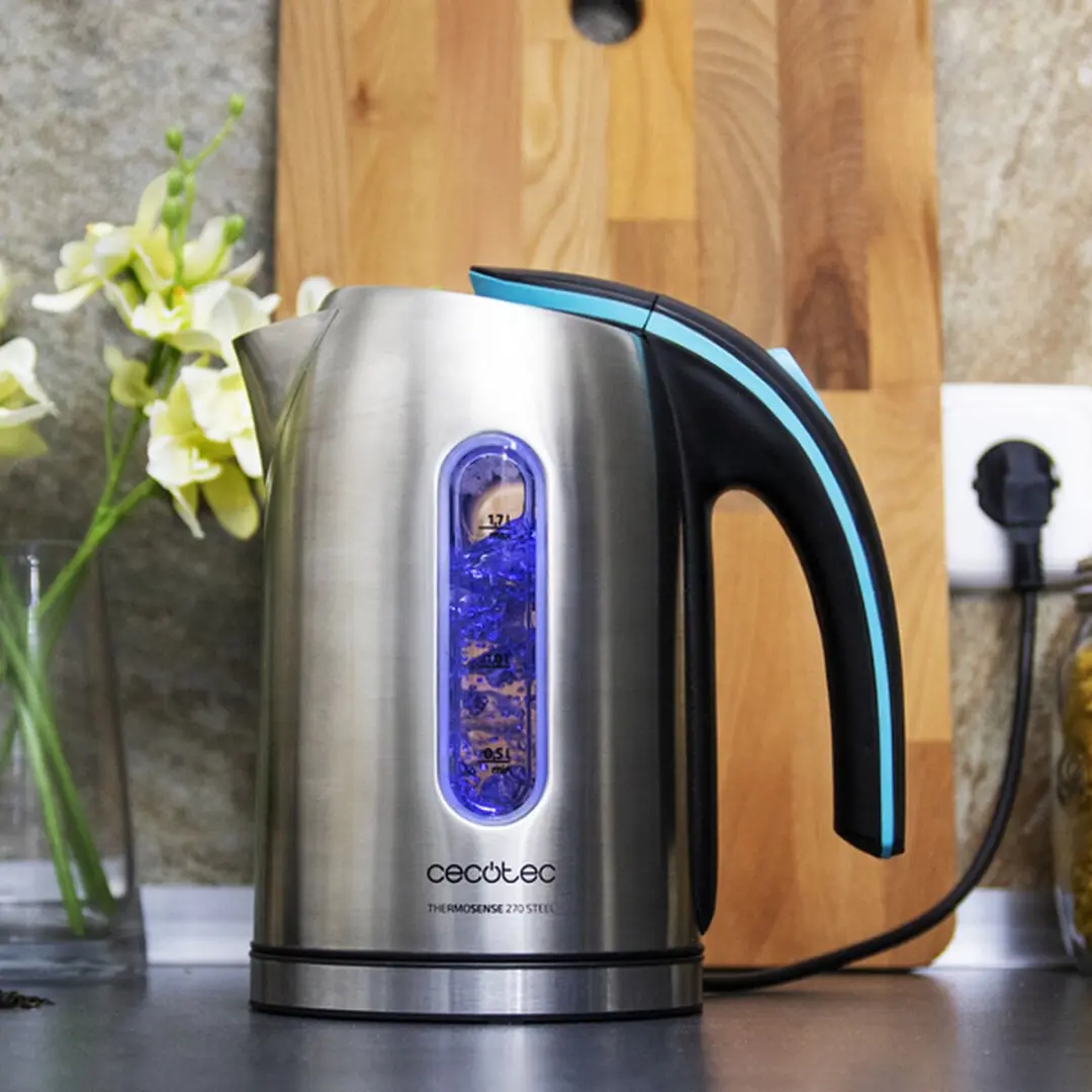 Cecotec ThermoSense 01513 Waterkoker - 2200W - Roestvrijstaal - afbeelding 3 van 6