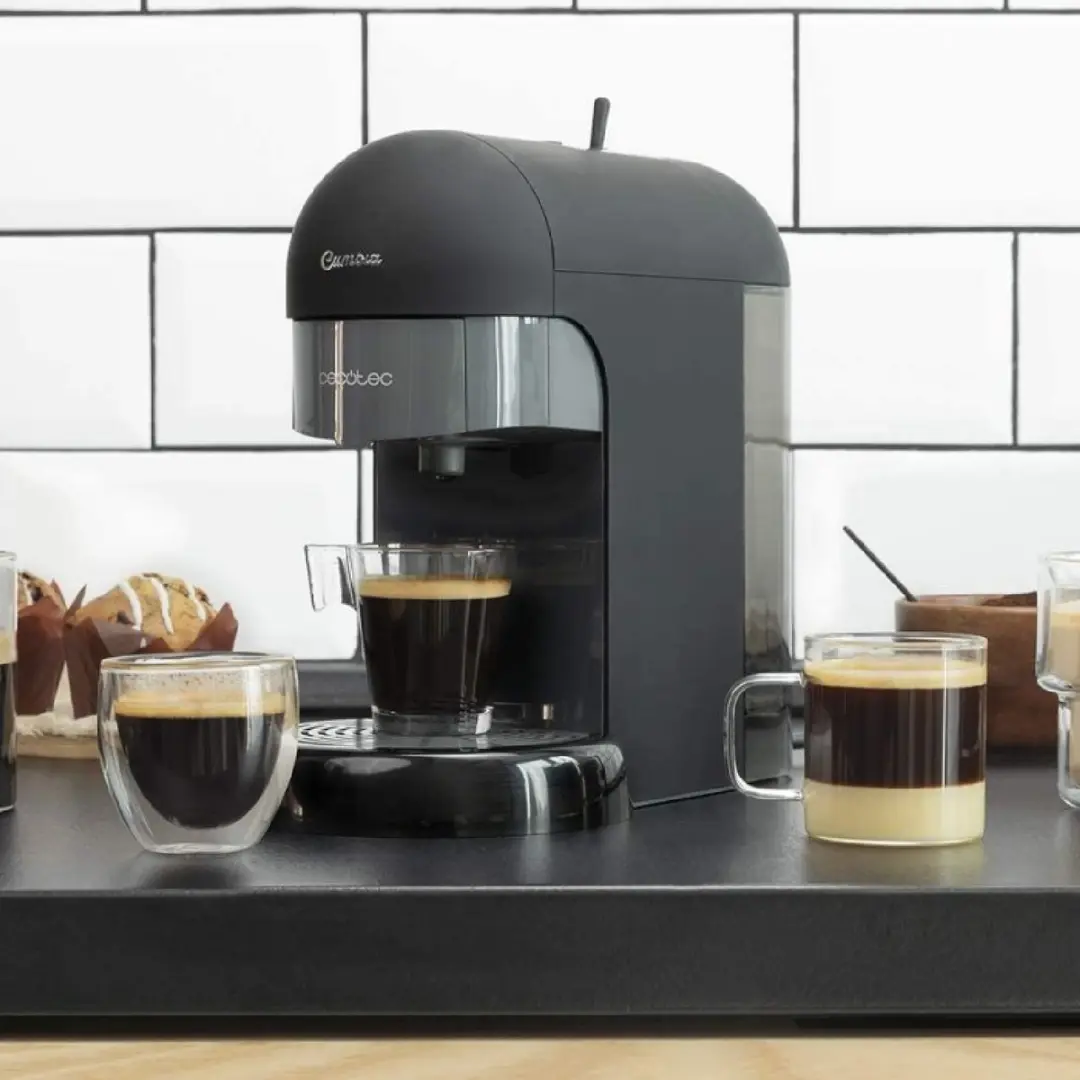Cecotec Cumbia Capricciosa Espressomachine 600ml - Zwart - afbeelding 4 van 6