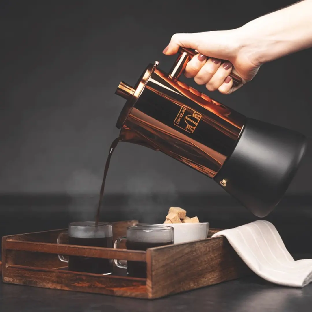 Cecotec Moking 400 Espressopot - Zwart/Goud - afbeelding 2 van 6