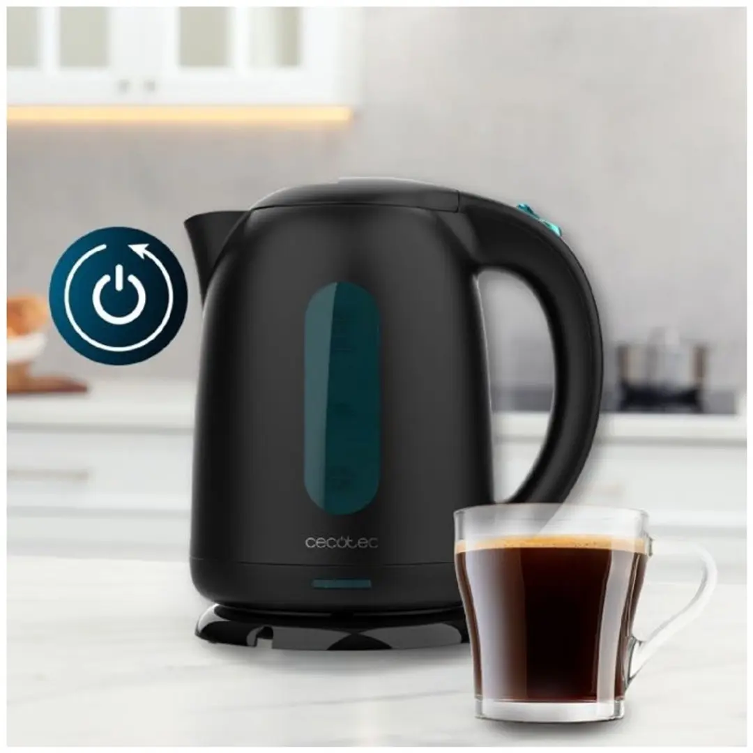 Cecotec Thermosense 180 Waterkoker - 1,7L - 2200W - Zwart - afbeelding 4 van 6